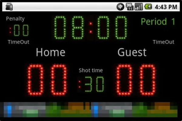 Scoreboard Waterpolo android App screenshot 2