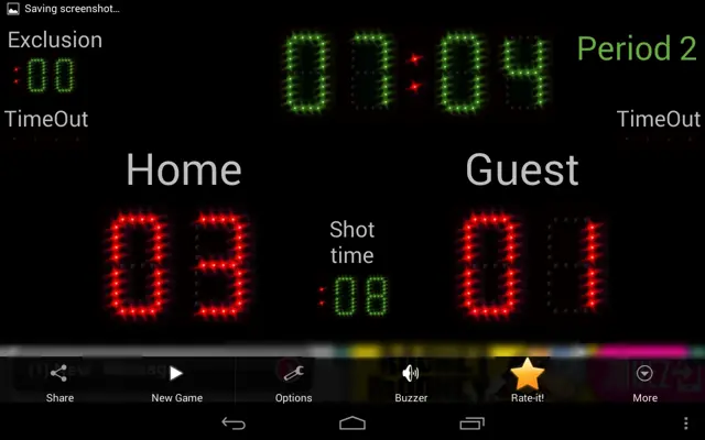 Scoreboard Waterpolo android App screenshot 7