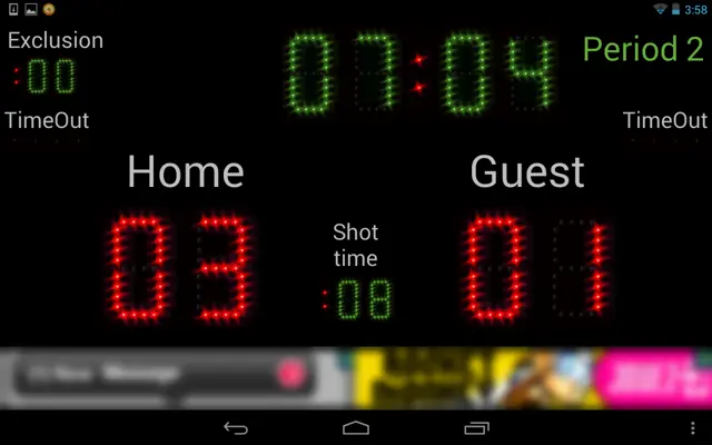 Scoreboard Waterpolo android App screenshot 8